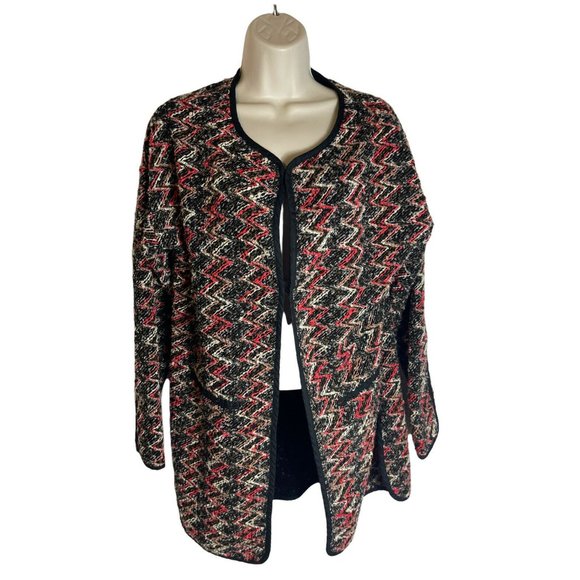 SANCTUARY Kimono City Boucle Jacket Size Medium - Picture 3 of 13